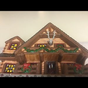 Department 56 snow village hunting lodge